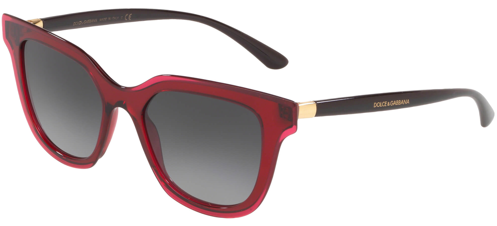Dolce & GabbanaDOUBLE LINE DG 4362Red/grey Shaded (3211/8G)