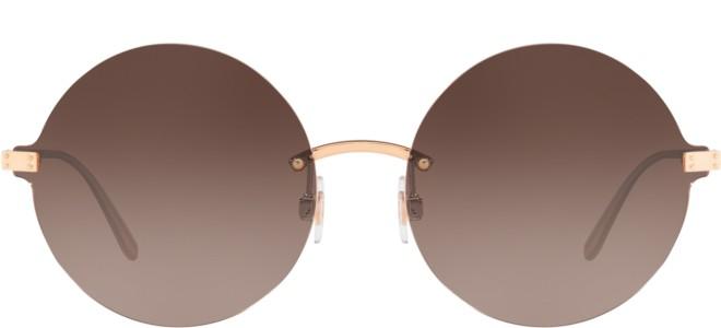 Dolce & GabbanaLOGO PLAQUE DG 2228Rose Gold/brown Shaded (1298/13)