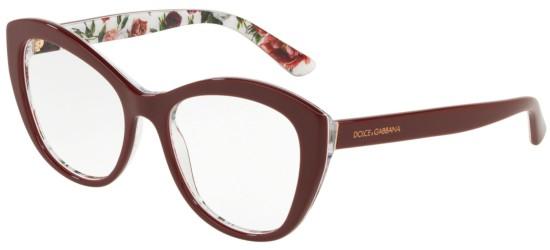 Dolce & GabbanaPRINTED DG 3284Burgundy Rose And Peony (3202)