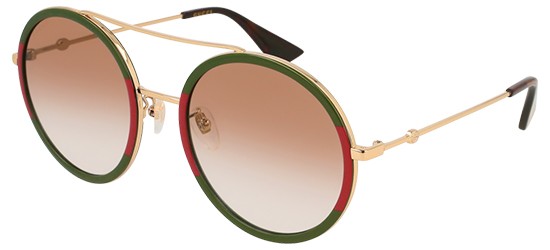 GucciGG0061SGreen Red/light Brown Shaded (010 C)