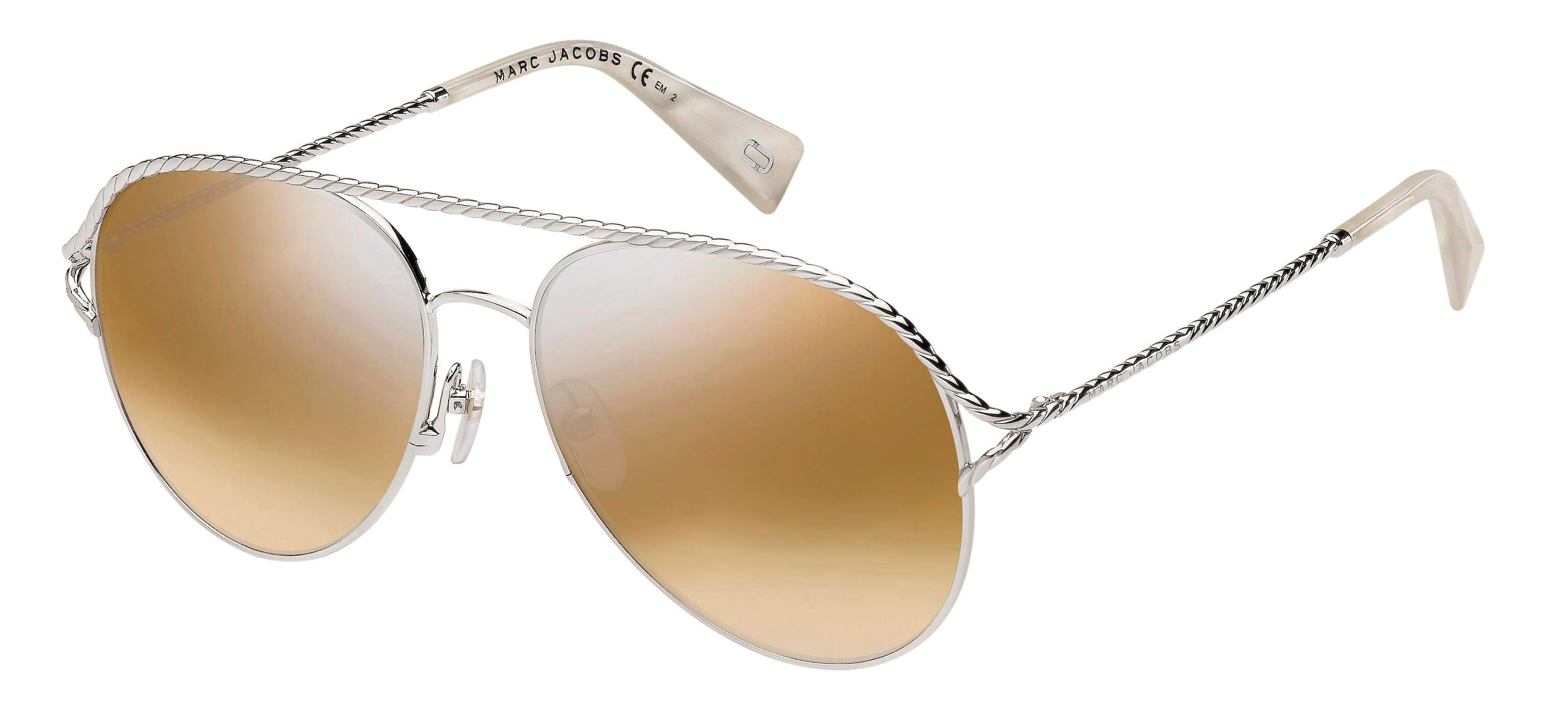 Marc JacobsMARC 168/SSilver/brown Silver Shaded (OX9/NQ)