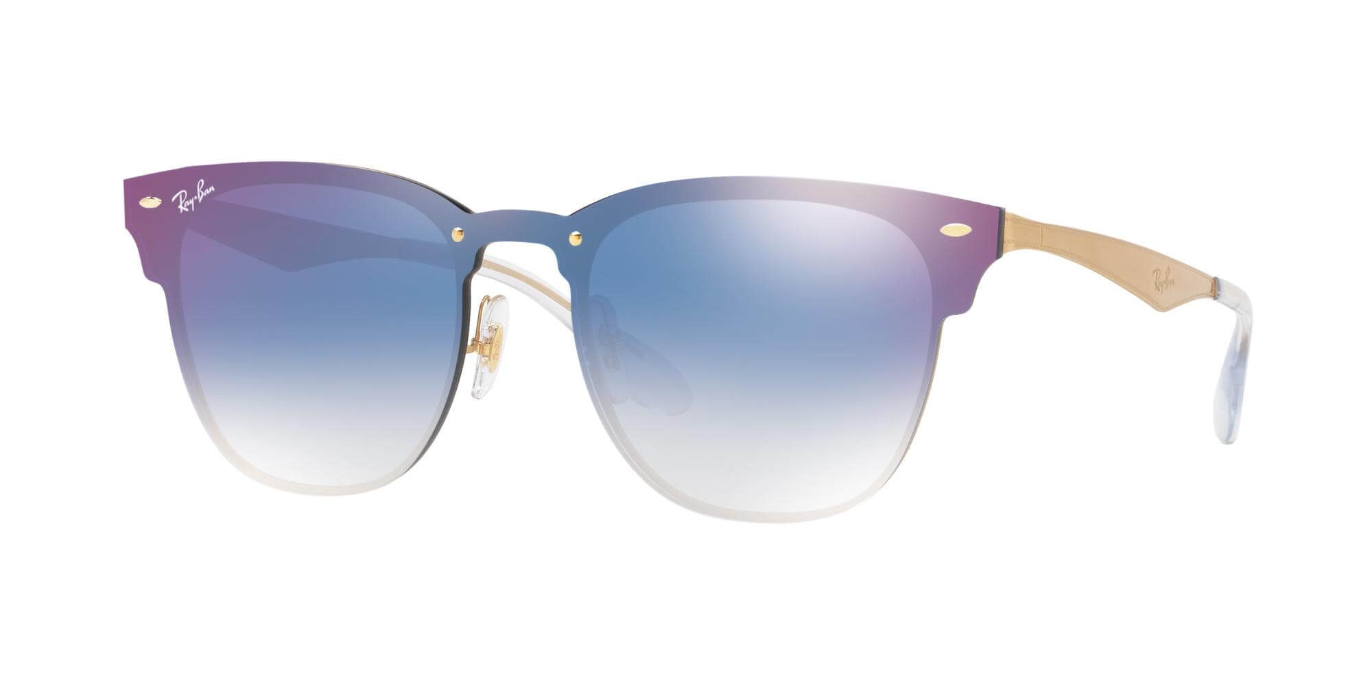 Ray-BanBLAZE CLUBMASTER RB 3576NGold/blue Red Shaded (043/X0)