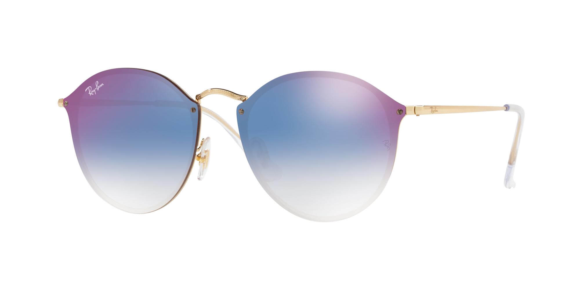 Ray-BanBLAZE ROUND RB 3574NGold/blue Shaded (001/X0)