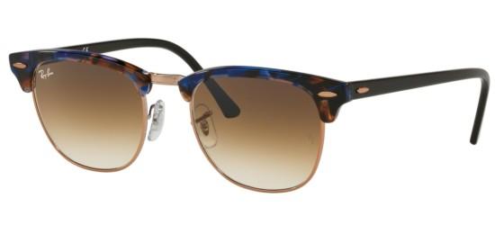 Ray-BanCLUBMASTER RB 3016Blue Havana/brown Shaded (1256/51)