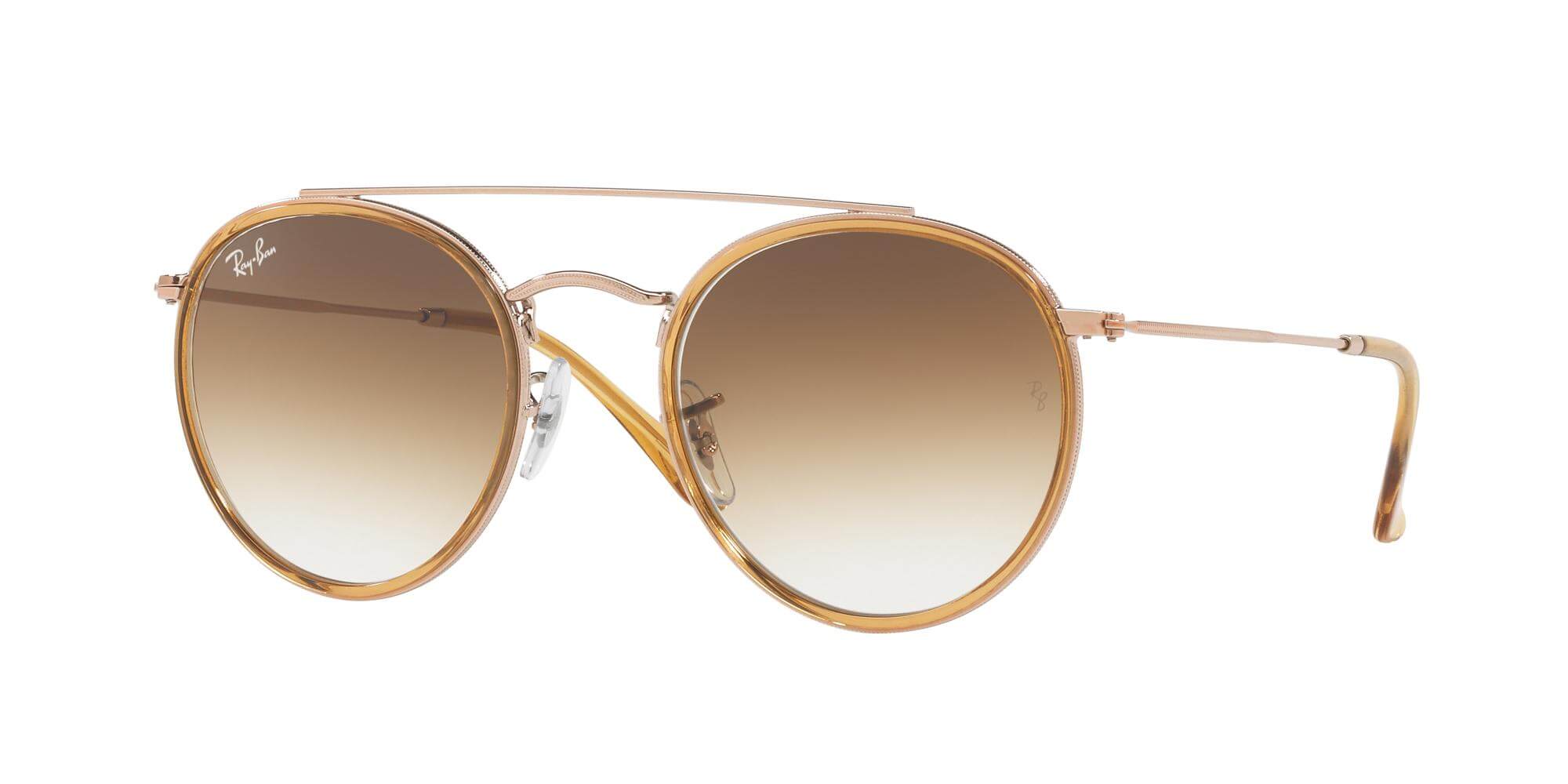 Ray-BanDOUBLE BRIDGE RB 3647NRose Gold/light Brown Shaded (9070/51)