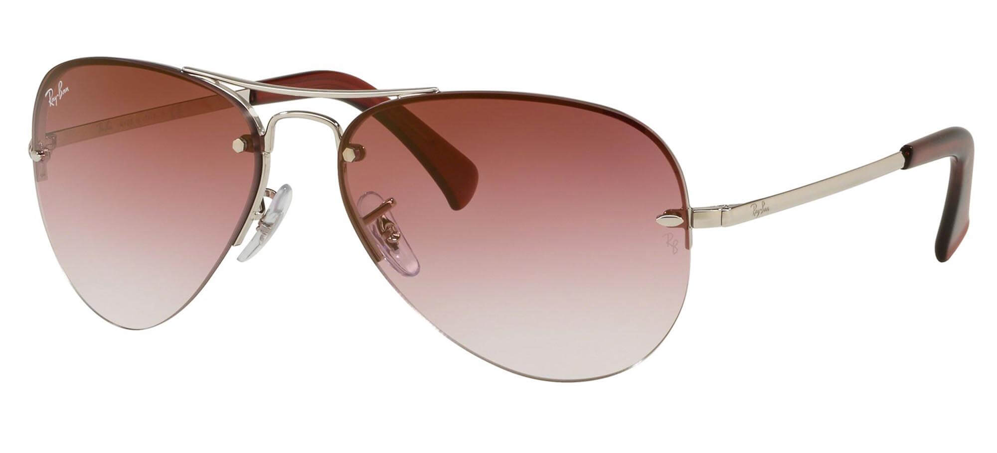 Ray-BanRB 3449Silver/red Shaded (9128/0T)