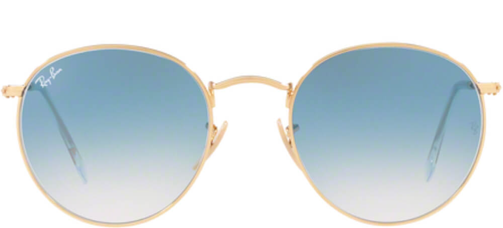 Ray-BanROUND METAL RB 3447NGold/blue Shaded (001/3F A)