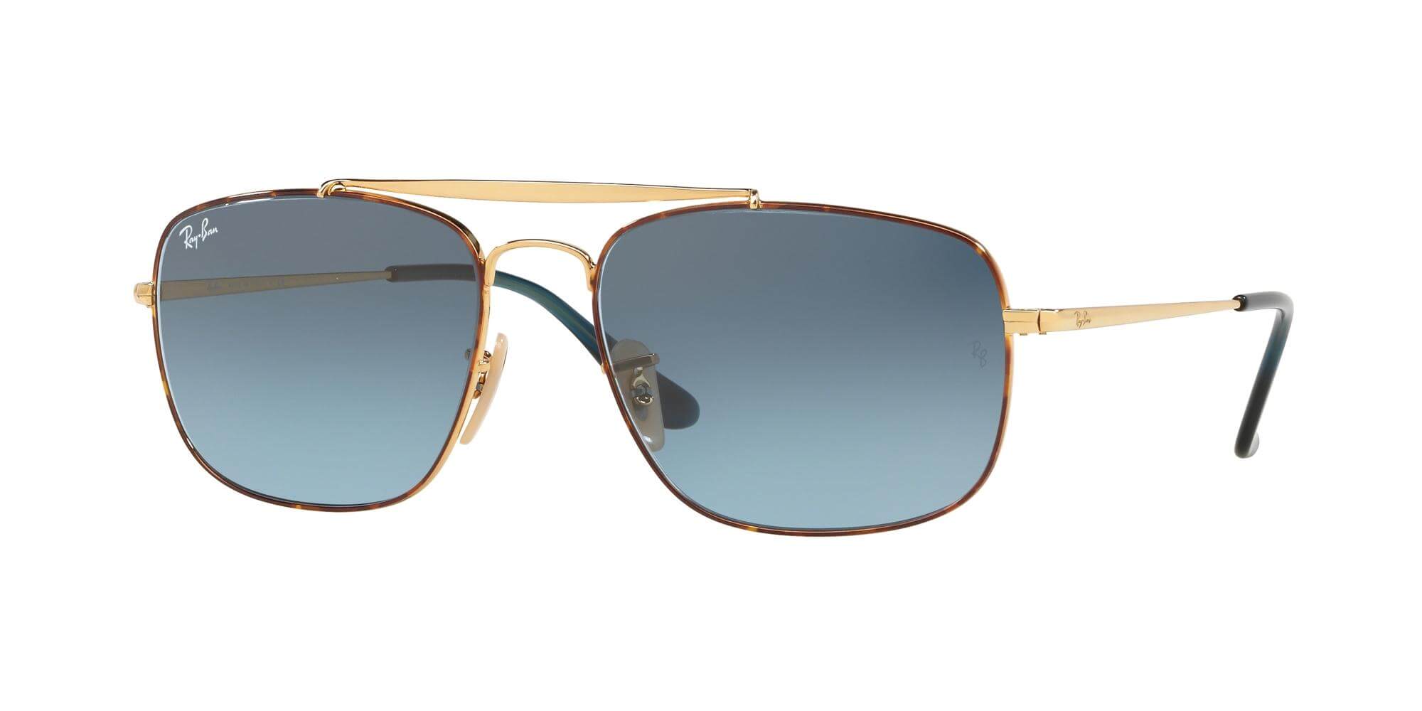 Ray-BanTHE COLONEL RB 3560Gold Havana/blue Shaded (9102/3M)