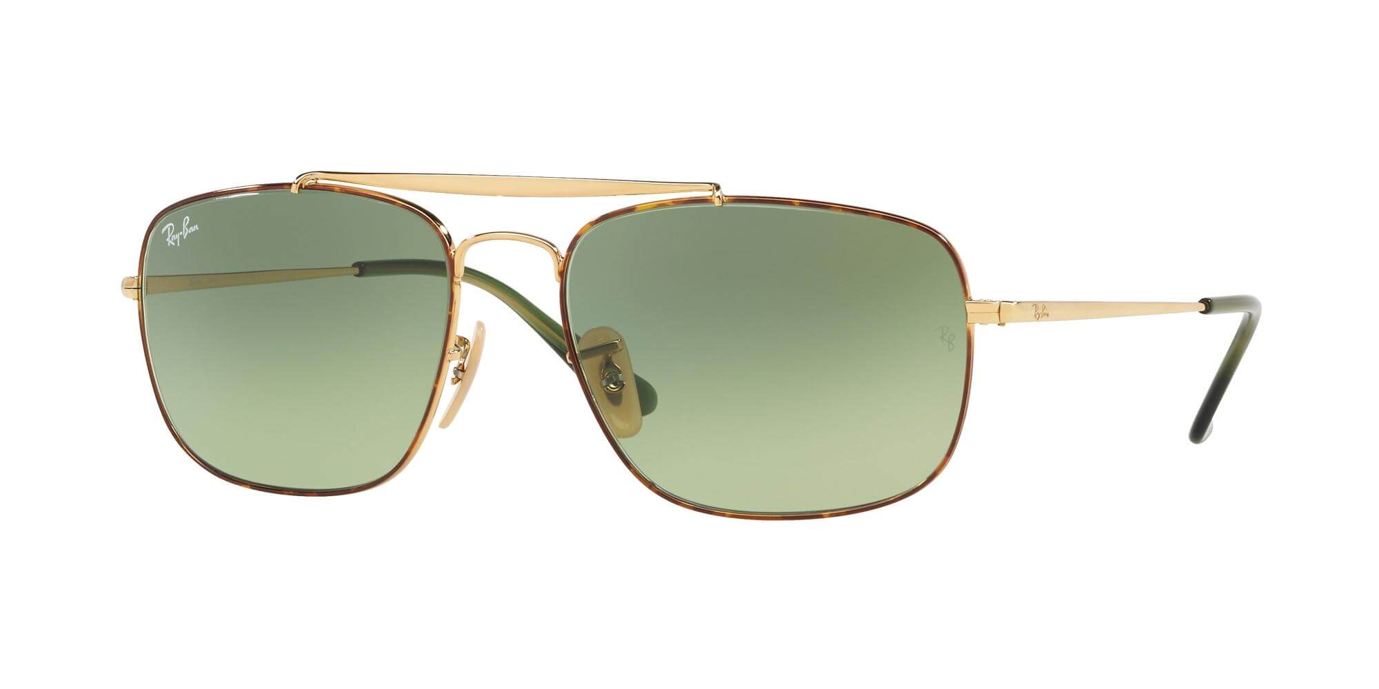 Ray-BanTHE COLONEL RB 3560Gold Havana/green Shaded (9103/4M)