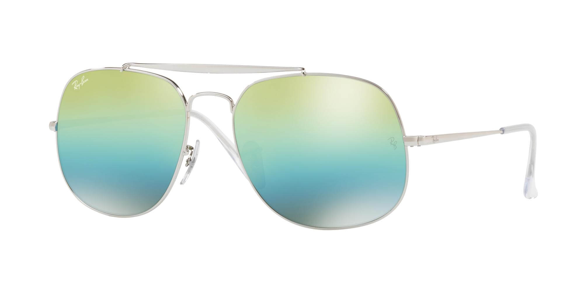 Ray-BanTHE GENERAL RB 3561Silver/green Blue (003/I2)