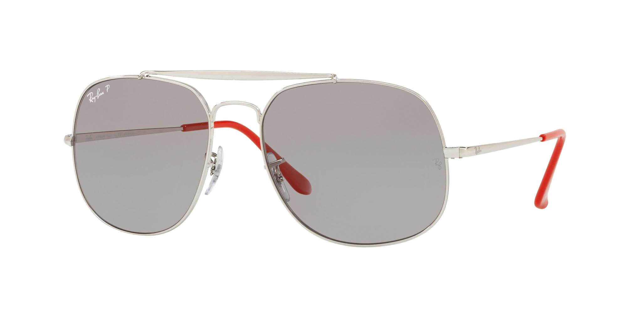 Ray-BanTHE GENERAL RB 3561Silver Red/grey (9108/P2)