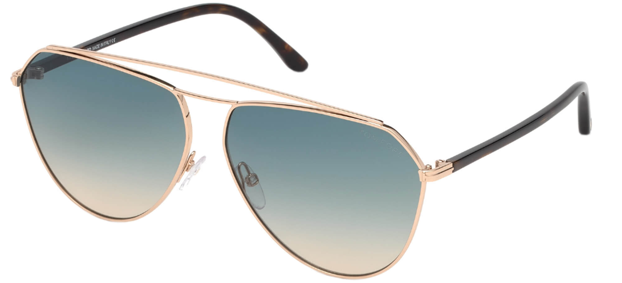 Tom FordBINX FT 0681Rose Gold/green Shaded (28P F)