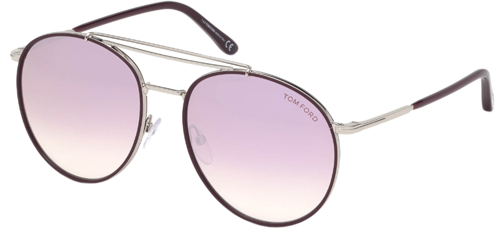 Tom FordWESLEY FT 0694Silver/red Shaded (16T)